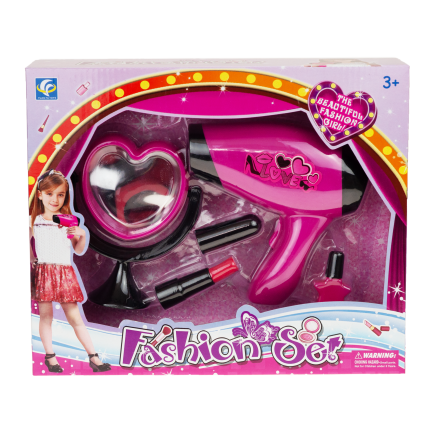 TG55516 Kinder-Friseurset mit Haartrockner