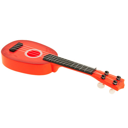 TG55528 Schlagzeug + Gitarre Musikset mit Ukulele, Trommeln, Becken und Trommelstöcken für Kinder