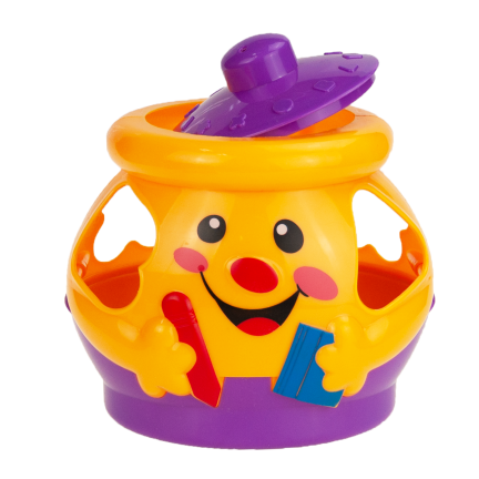 TG55670 Sortierspielzeug, Töpfchen für Bausteine, Bausteine, Töpfchen, Lernen
