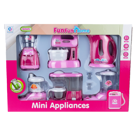 TG55686 KLEINE KÜCHE SET ROSA MISCHER KESSEL KLEINE KÜCHE ZUBEHÖR