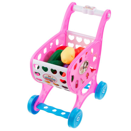 TG55704 Einkaufswagen mit Zubehör für Obst und Gemüse im Supermarkt