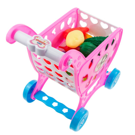TG55704 Einkaufswagen mit Zubehör für Obst und Gemüse im Supermarkt