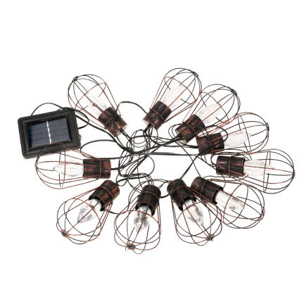 TG60432 SOLARLEUCHTEN 10LED LOFT DRAHT GARTEN KLIMA