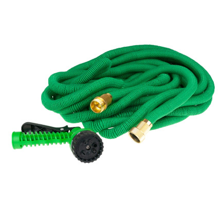 TG56057 FLEXIBLER GARTENSCHLAUCH 10-30m mit Pistole