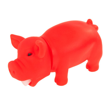 TG56072 HUNDESPIELZEUG SCHWEIN KAUEN QUIETSCHER SCHWEIN