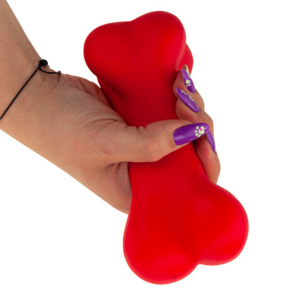 TG56080 BONE Chew mit Quietschwürfel HUNDSPIELZEUG