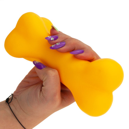 TG56080 BONE Chew mit Quietschwürfel HUNDSPIELZEUG