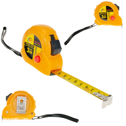 TG56086 gerolltes 3M-Maßband Maßband mit Clip an