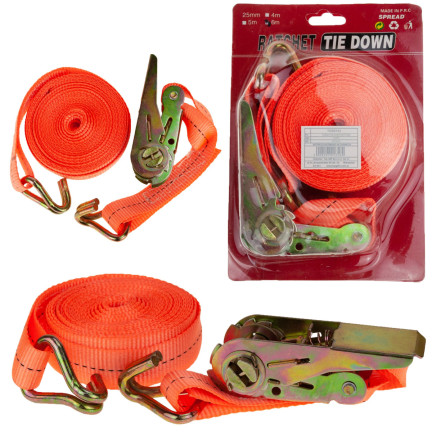 TG56142 TRANSPORTBAND 2T 25MM 6M RATSCHENSPANNER TRANSPORTBAND