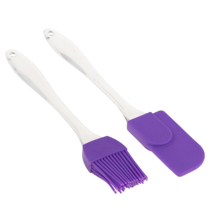 TG56161 Spatel + Silikonpinsel Schaufel 2St