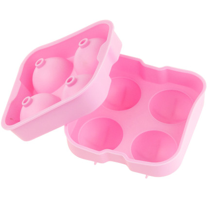 TG56244 FORMEN FÜR GROSSE EISKUGELN SILIKONKUGELN 5CM x4 für Whisky