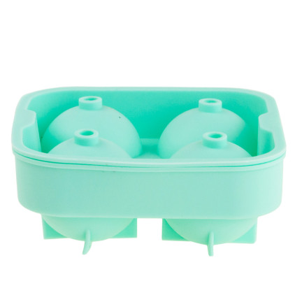 TG56244 FORMEN FÜR GROSSE EISKUGELN SILIKONKUGELN 5CM x4 für Whisky