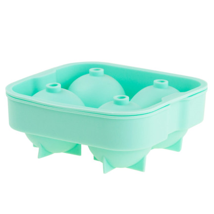 TG56244 FORMEN FÜR GROSSE EISKUGELN SILIKONKUGELN 5CM x4 für Whisky