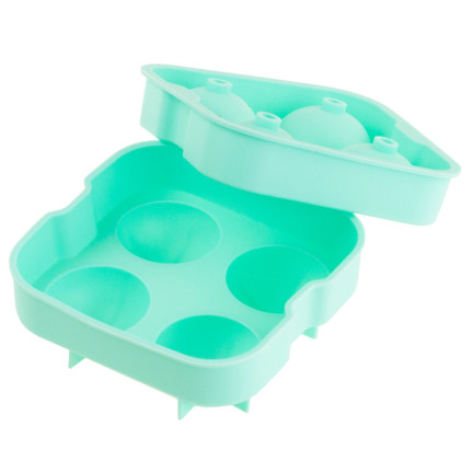 TG56244 FORMEN FÜR GROSSE EISKUGELN SILIKONKUGELN 5CM x4 für Whisky