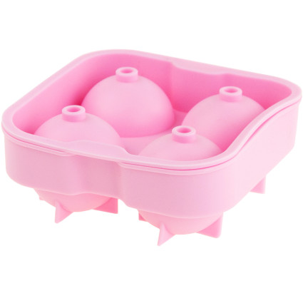 TG56244 FORMEN FÜR GROSSE EISKUGELN SILIKONKUGELN 5CM x4 für Whisky