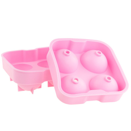 TG56244 FORMEN FÜR GROSSE EISKUGELN SILIKONKUGELN 5CM x4 für Whisky