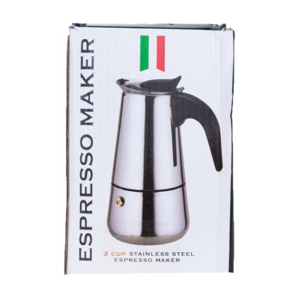 TG56285 Stahlkaffeemaschine für 2 Tassen MAKINETKA Teebrüher 100ml