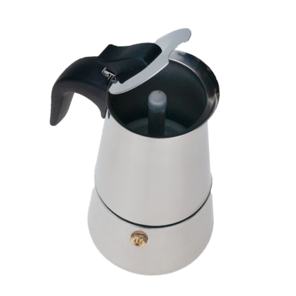 TG56285 Stahlkaffeemaschine für 2 Tassen MAKINETKA Teebrüher 100ml