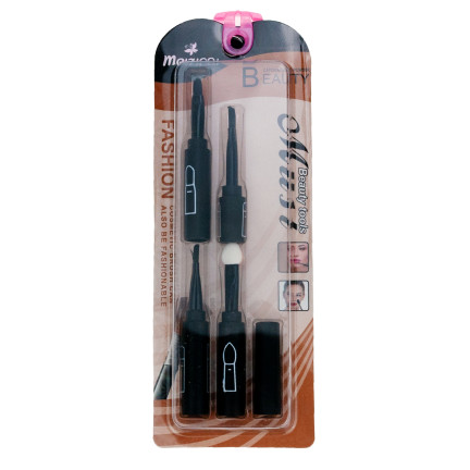 TG56452 4-in-1 zusammenlegbare Schminkpinsel BRUSHING BRUSHING
