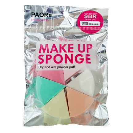 TG56463 MAKE-UP-SCHWÄMME DREIECKIGEN SCHWAMM 6PCS PULVER