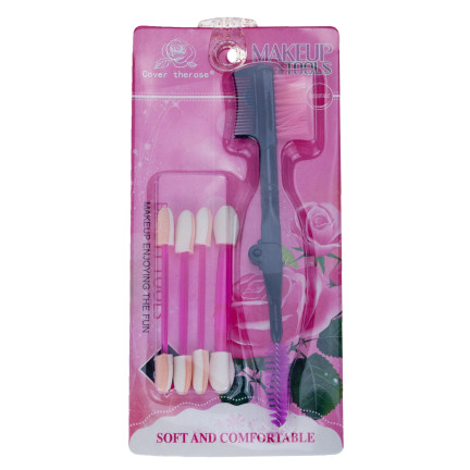 TG56470 AUGE MAKE-UP PINSEL SCHATTEN AUGENBRAUEN WIMPERN SET