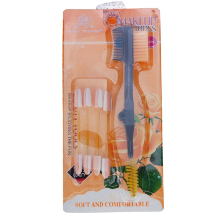 TG56470 AUGE MAKE-UP PINSEL SCHATTEN AUGENBRAUEN WIMPERN SET
