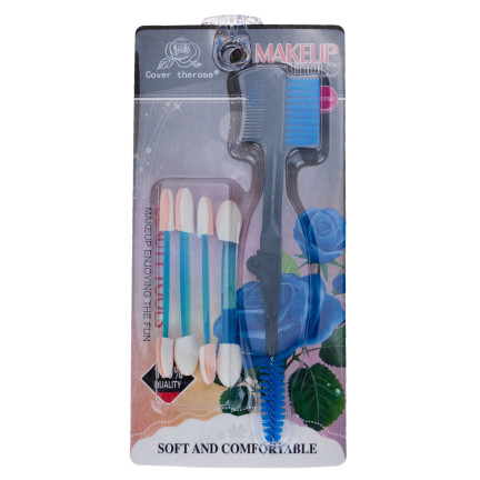 TG56470 AUGE MAKE-UP PINSEL SCHATTEN AUGENBRAUEN WIMPERN SET