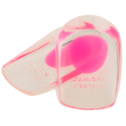 TG56607 Silikon Fersensporn Ferse Pads Gel Einlegesohlen Paar von 2pcs Schmerzen rosa