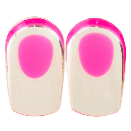 TG56607 Silikon Fersensporn Ferse Pads Gel Einlegesohlen Paar von 2pcs Schmerzen rosa