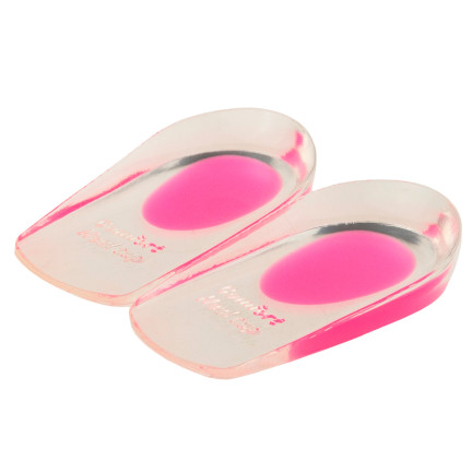 TG56607 Silikon Fersensporn Ferse Pads Gel Einlegesohlen Paar von 2pcs Schmerzen rosa