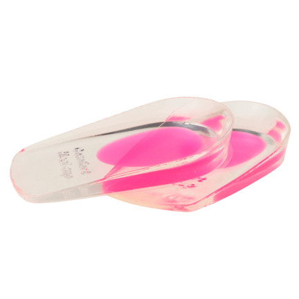 TG56607 Silikon Fersensporn Ferse Pads Gel Einlegesohlen Paar von 2pcs Schmerzen rosa