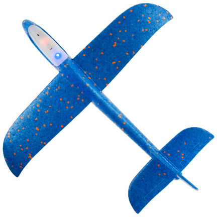 TG56682-1 Styropor-Flugzeug mit LED-Beleuchtung