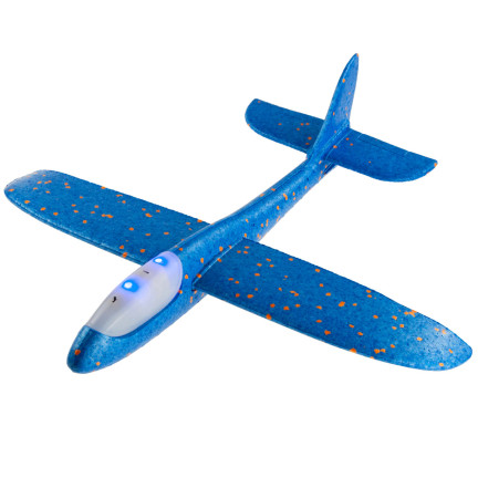 TG56682-1 Styropor-Flugzeug mit LED-Beleuchtung