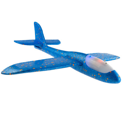 TG56682-1 Styropor-Flugzeug mit LED-Beleuchtung