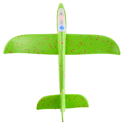 TG56682-2 Styropor-Flugzeug mit LED-Beleuchtung