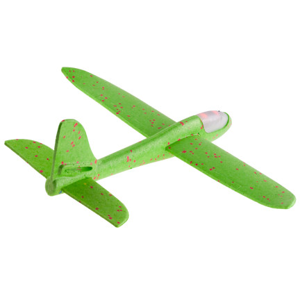 TG56682-2 Styropor-Flugzeug mit LED-Beleuchtung