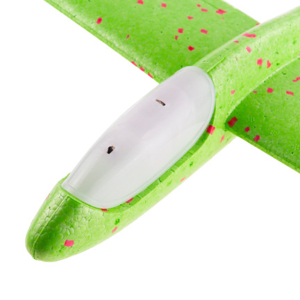 TG56682-2 Styropor-Flugzeug mit LED-Beleuchtung