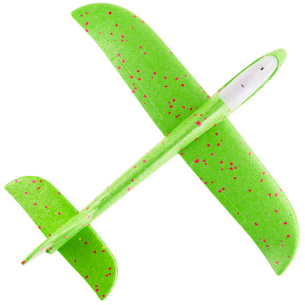 TG56682-2 Styropor-Flugzeug mit LED-Beleuchtung
