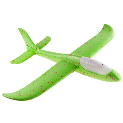 TG56682-2 Styropor-Flugzeug mit LED-Beleuchtung
