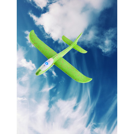 TG56682-2 Styropor-Flugzeug mit LED-Beleuchtung