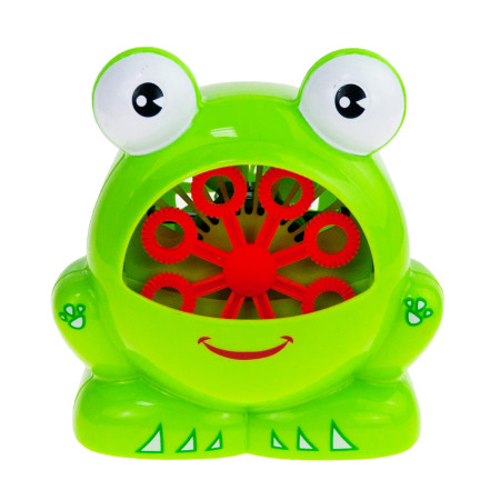 TG57809 Seifenblasenmaschine „Frosch“ + Seifenblasenflüssigkeit