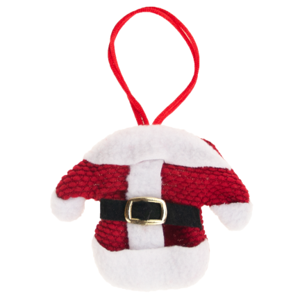 TG52959 Besteckhülle, 6 Stück/Set, Weihnachtsmann-Mäntelchen