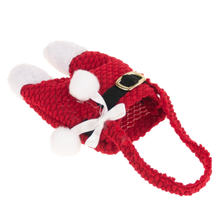 TG52959 Besteckhülle, 6 Stück/Set, Weihnachtsmann-Mäntelchen