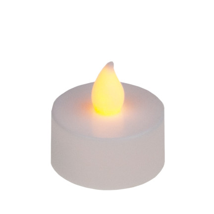 TG59649 KERZE LED KERZENHALTER TEELICHT GELBE FLAMME KERZENHALTER