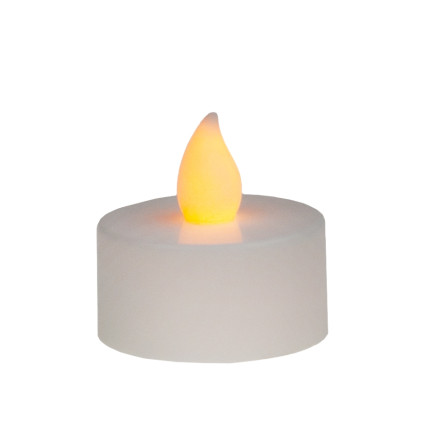 TG59649 KERZE LED KERZENHALTER TEELICHT GELBE FLAMME KERZENHALTER