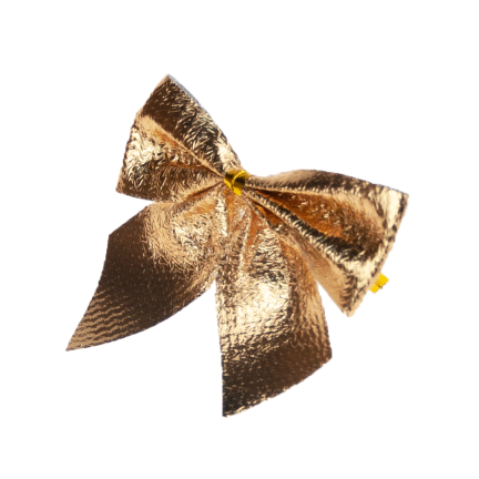 TG59773-2 BÖGEN 12TLG GOLD GLITTER WEIHNACHTSBAUM DEKORATIV BÖGEN SET