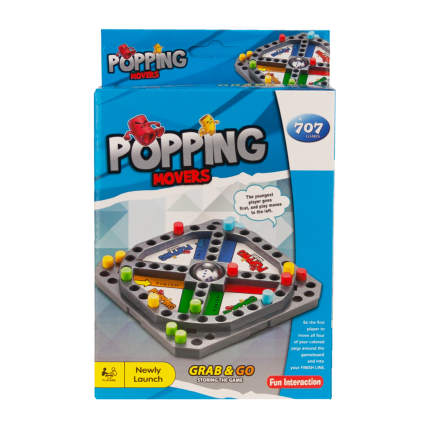 Tg59951 chinesisches Spiel neue Popping Movers Familie Brettspiel für Kinder Rennen