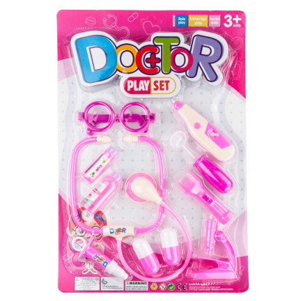 TG59988 Großes Arzt-Set – Kleiner Arzt, Untersuchung, rosa