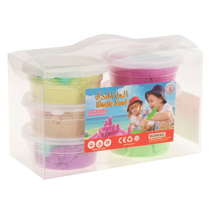 TG60423 Kinetic Sand „Piankolina“ – 6er-Set + Sandform-Set