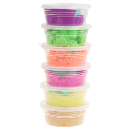 TG60423 Kinetic Sand „Piankolina“ – 6er-Set + Sandform-Set